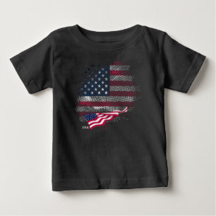 Camiseta bandeira dos EUA