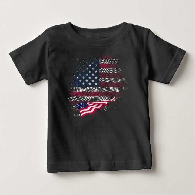 Camiseta bandeira dos EUA (Frente)