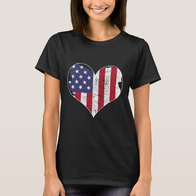 Camiseta Bandeira dos EUA  (Frente)