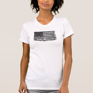 CAMISETA BANDEIRA DOS EUA 1776-2026