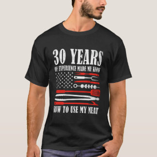 Camiseta Bandeira dos EUA 30 Grelhando Churrasco