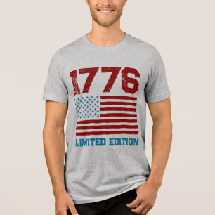 Camiseta Bandeira dos EUA América Personalizada Texto Editá