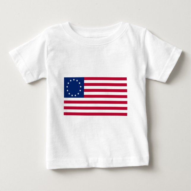 Camiseta Bandeira dos EUA Betsy Ross (Frente)