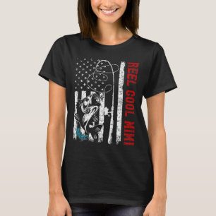 Camiseta Bandeira dos EUA Carretel Legal Mimi Pescaria Pesc