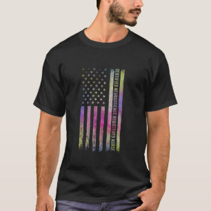 Camiseta Bandeira dos EUA CNRN Enfermeira Registrada Certif