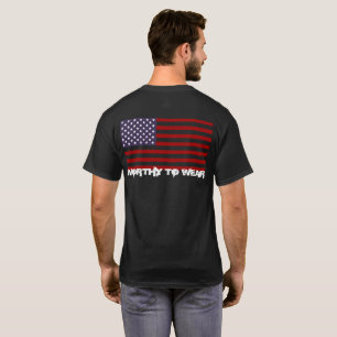 Camiseta Bandeira dos EUA - Digno de Veste