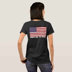 Camiseta Bandeira dos EUA - Digno de Veste