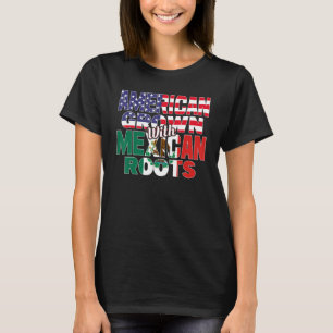 Camiseta Bandeira dos EUA e do México RAÍZES MEXICANAS Meta