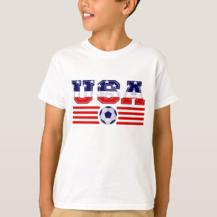 CAMISETA BANDEIRA DOS EUA E FUTEBOL