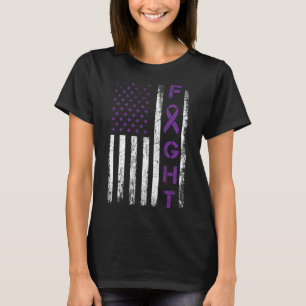 Camiseta Bandeira dos EUA Lutador Contra a Epilepsia - Luta