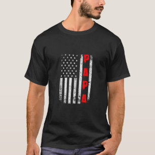 Camiseta Bandeira dos EUA Papa Padre Tank Topo
