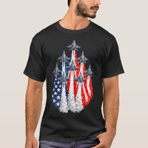 Camiseta Bandeira dos EUA Patriótica Bandeira Americana Hom