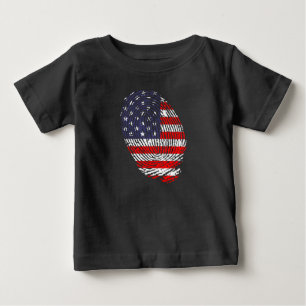 Camiseta bandeira dos EUA, pavilhão dos EUA, pavilhão ameri