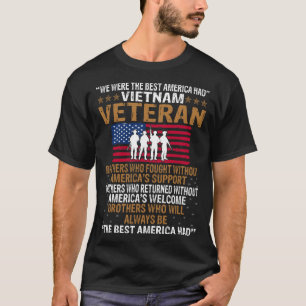 Camiseta Bandeira dos EUA Veterano da Guerra do Vietnã na A
