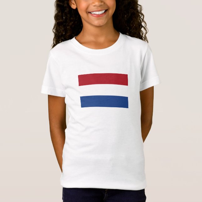 Camiseta Bandeira dos Países Baixos (Frente)