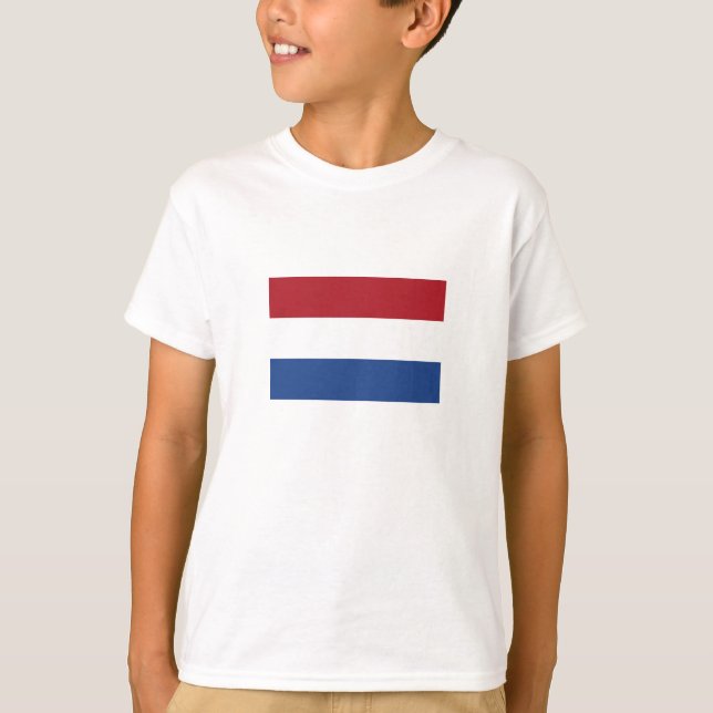 Camiseta Bandeira dos Países Baixos (Frente)