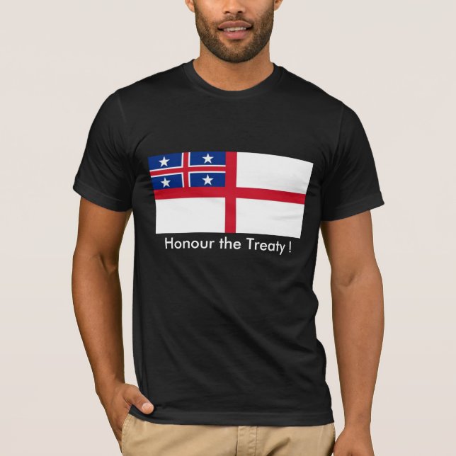 Camiseta Bandeira dos tribos unidos de Nova Zelândia (Frente)