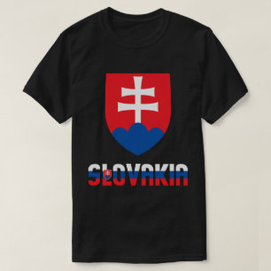 Camiseta Bandeira e Casaco de Armas Patriótica