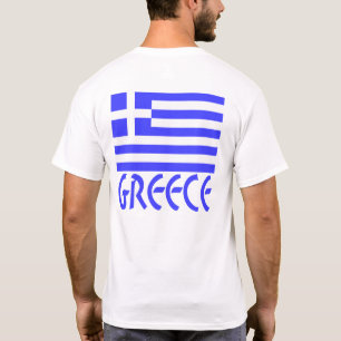 Camiseta Bandeira e Grécia gregas