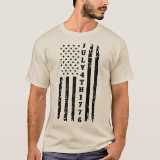 Camiseta Bandeira em 4 de julho de 1776
