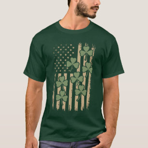 Camiseta Bandeira Engraçada Irlandesa Americana Ofensiva