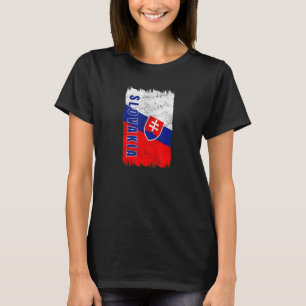 Camiseta Bandeira eslovaca Slovensko Bratislava