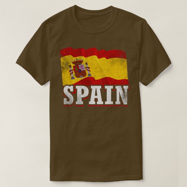 Camiseta Bandeira espanhola (Frente do Design)
