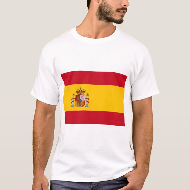Camiseta Bandeira Espanhola (Espanha) (Frente)