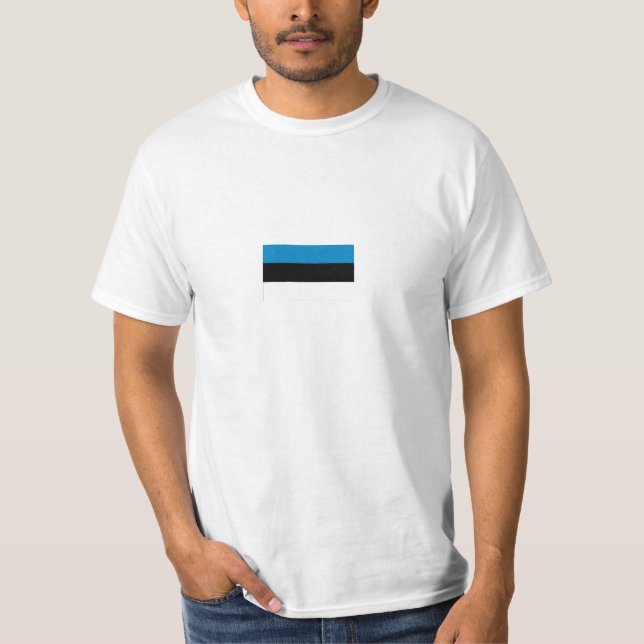 Camiseta Bandeira estónia (Frente)