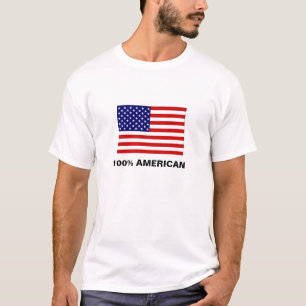 Camiseta bandeira EUA, AMERICANO de 100%