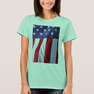 Camiseta Bandeira EUA ORGULHOSO PATRIÓTICO HONRA BANNER AME