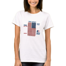 Bandeira EUA Vintage 4 de Julho Espírito Livre Pat