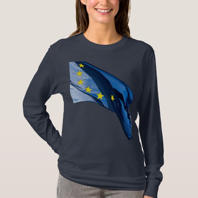 Camiseta bandeira europeia (Frente)