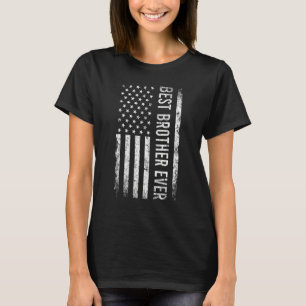 Camiseta Bandeira Ever-Americana do Melhor Irmão do dia de