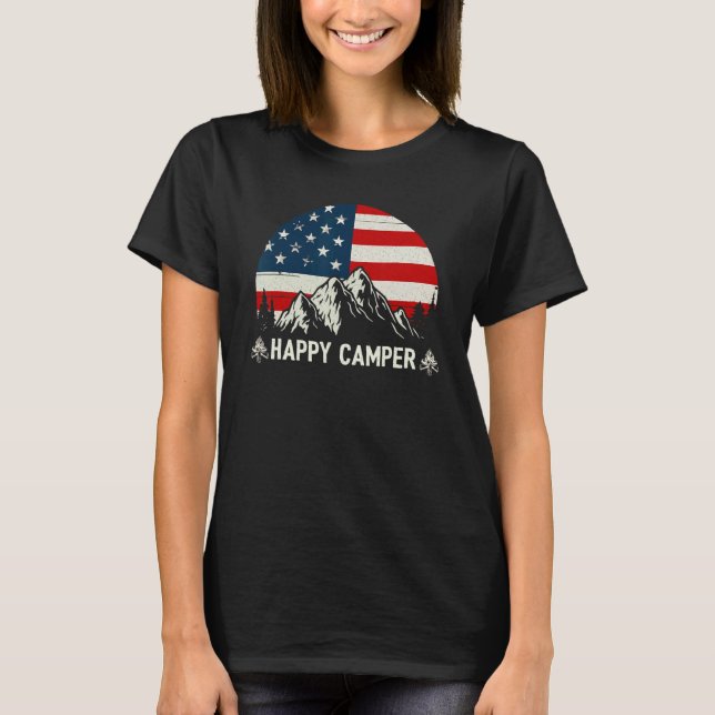 Camiseta Bandeira Feliz de Campo de Ataque (Frente)