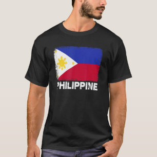 Camiseta Bandeira filipina apoia Pessoas filipinas