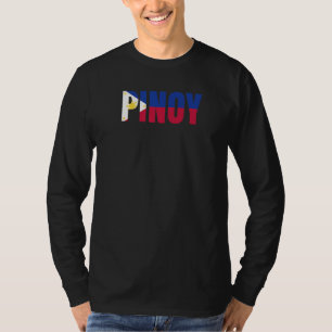 Camiseta Bandeira Filipina Pinoy Sol Amor Pinoy Asiático Fi