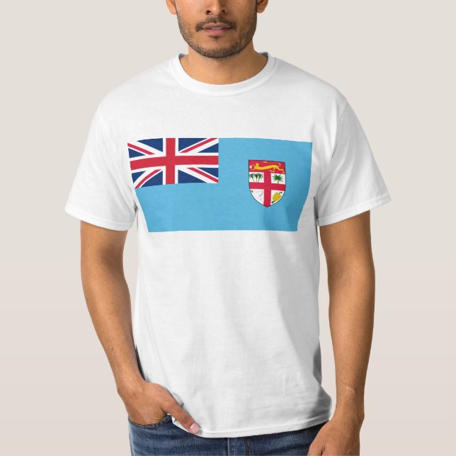 Camiseta Bandeira FJ de Fiji (Frente)