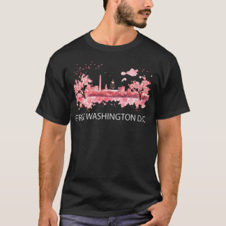 Camiseta Bandeira Flor de Cerejeira do Capitol Hill
