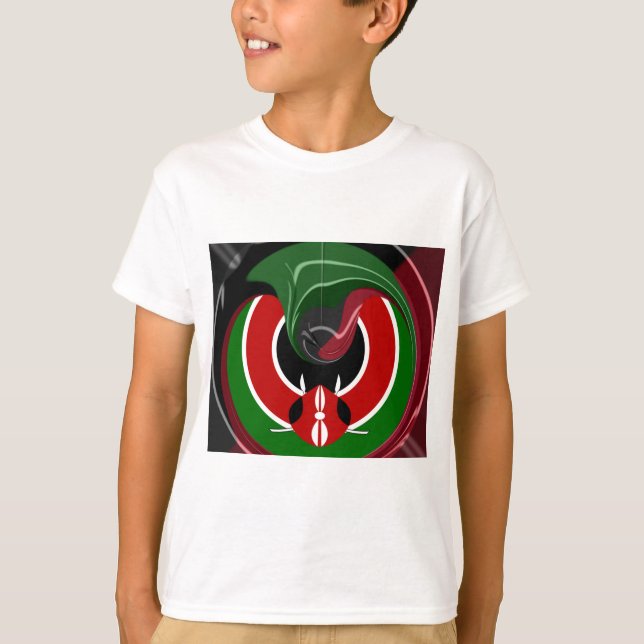 Camiseta Bandeira Fluid Kenyan (Frente)