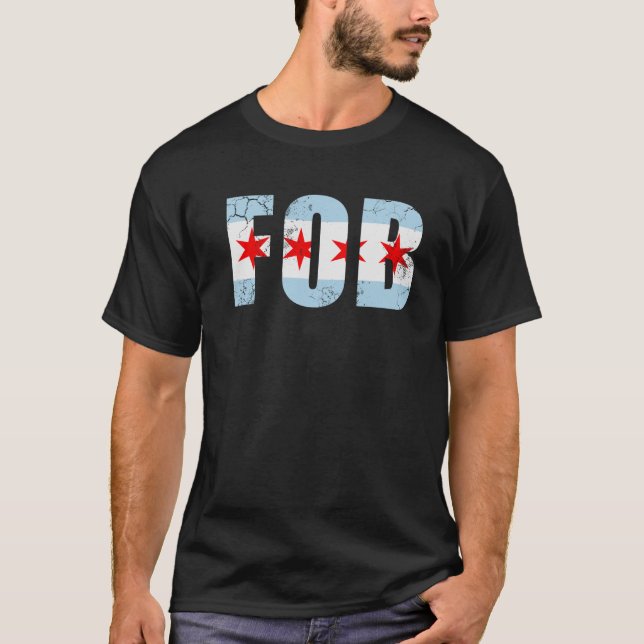 Camiseta Bandeira FOB Chicago (Frente)