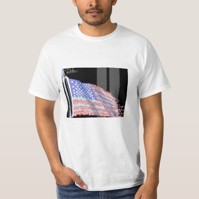 Camiseta Bandeira fragmentada (Frente)