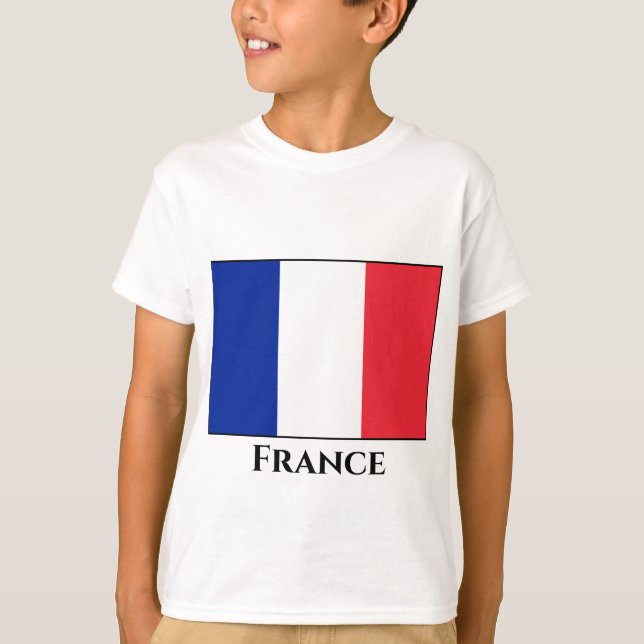 Camiseta Bandeira França (Francês) (Frente)