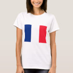 Camiseta Bandeira francesa<br><div class="desc">Bandeira francesa Decor e Acessórios. Mostre seu amor pela França!</div>