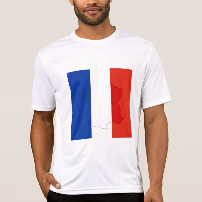 Camiseta bandeira francesa (Frente)
