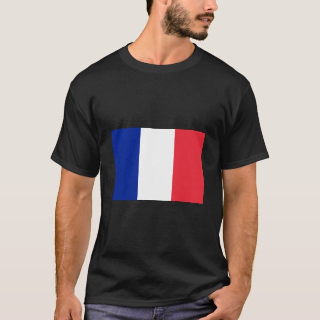 Camiseta Bandeira Francesa (França) (Frente)