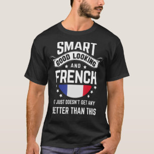 Camiseta Bandeira francesa Orgulho Nativo França Raízes Fra