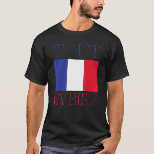 Camiseta Bandeira Francesa Roots Tout Va Bien