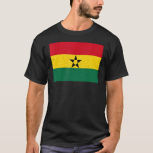 Camiseta Bandeira Gana do Orgulho Gana Bandeira 1 do Gana