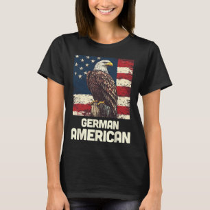 Camiseta Bandeira germano-americana Patriótica Partido polí
